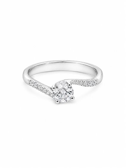 Anello Recarlo Donna in Oro Diamante 0.43 Ct XD 196/055 - XD 196/055